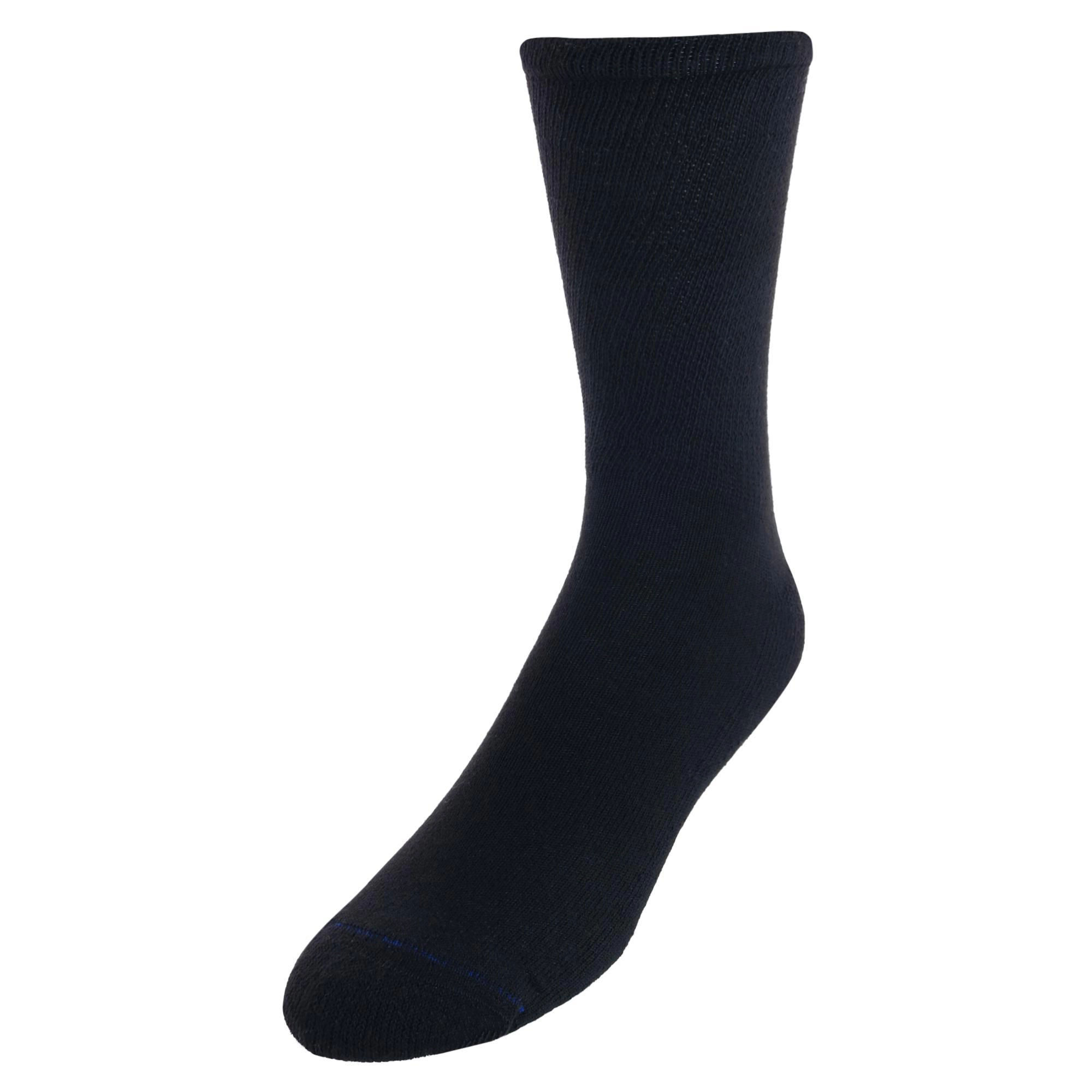 Dr. Scholl's Men's Big and Tall Diabetic & Circulatory Work Socks (4 Pairs)