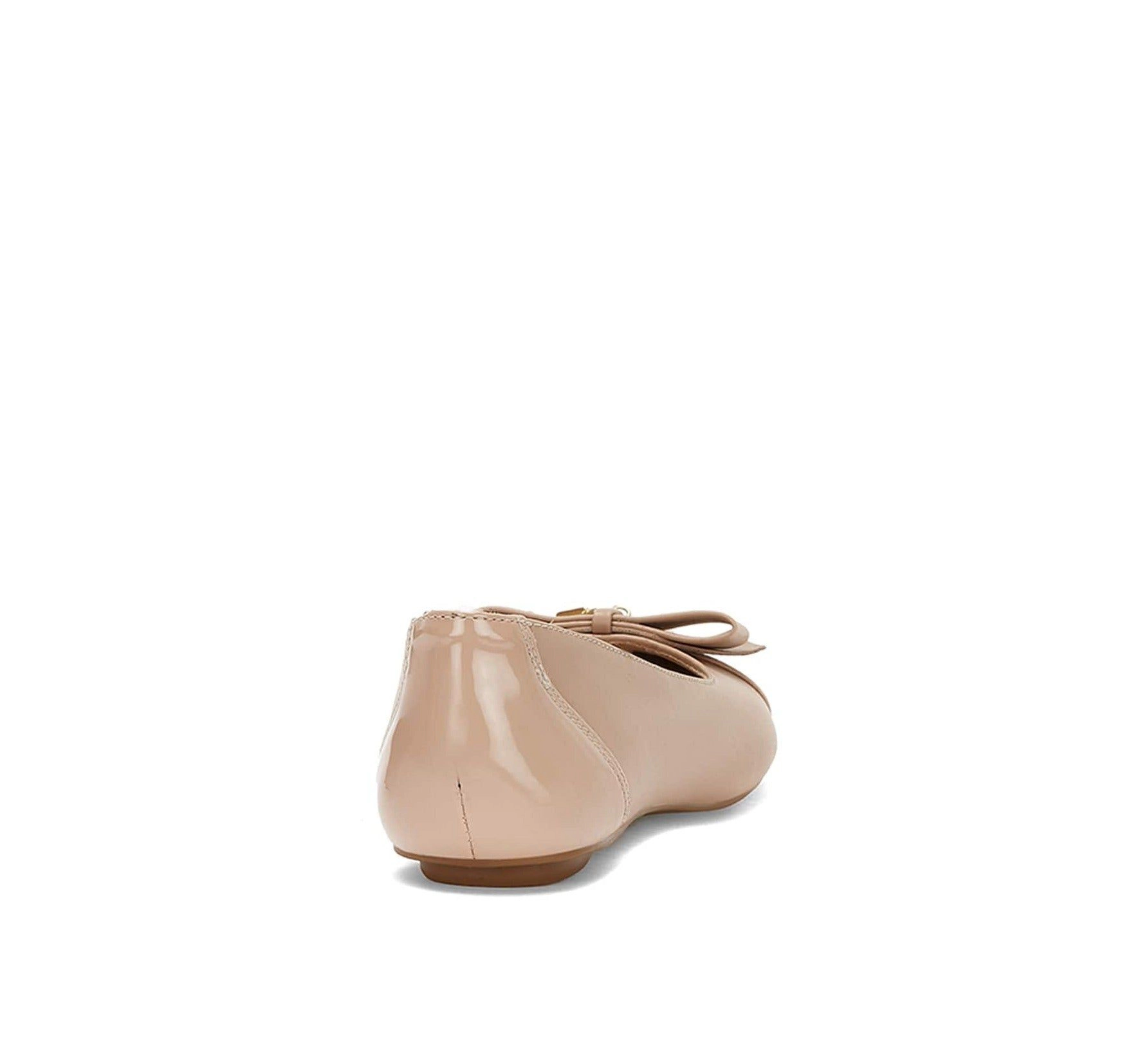 Andrea Ballerinas With Bow And Golden Lock Charm