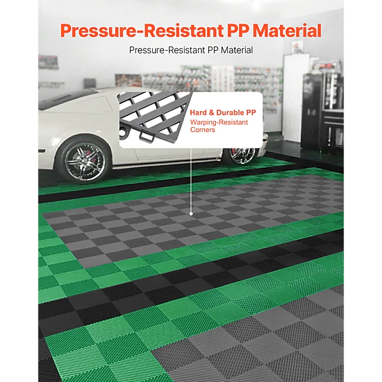 HONGGE Interlocking Drainage Mat Modular Interlocking Cushion Splicing Drainage Mats Non-Slip PP Drainage Floor Tile