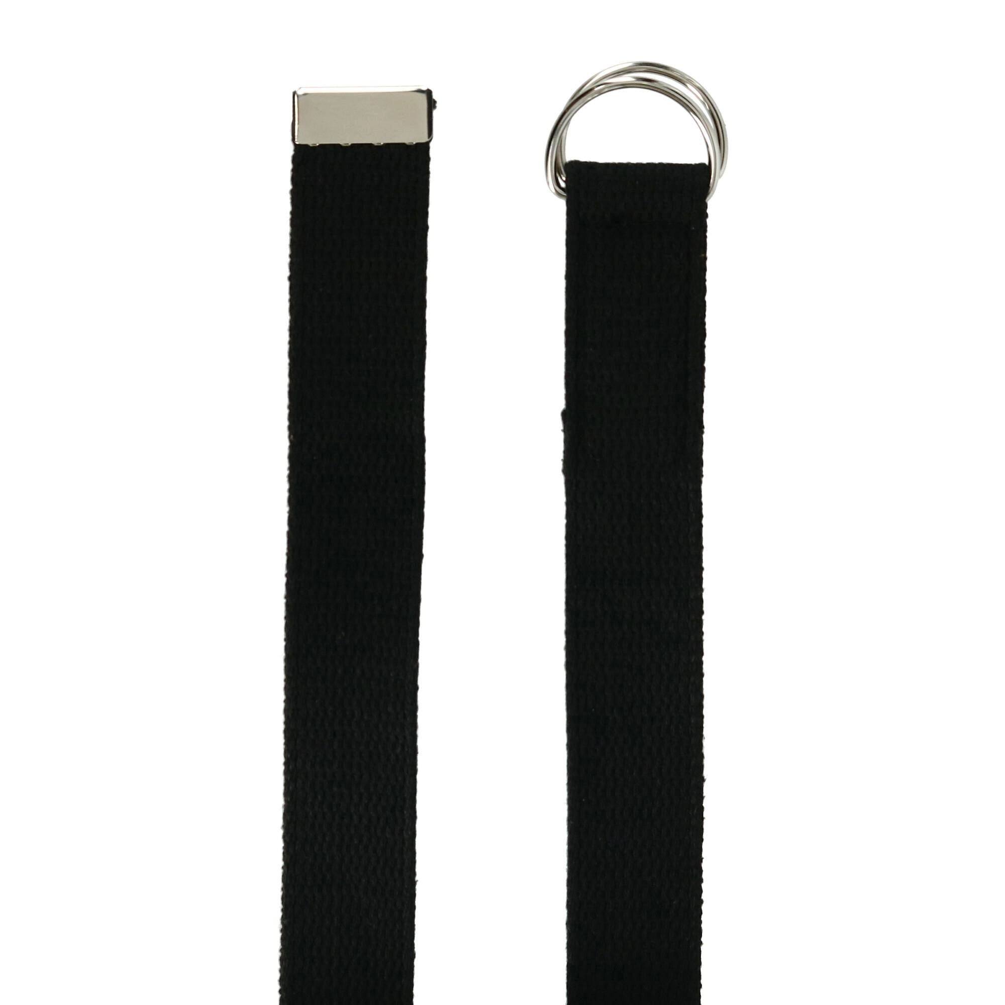 CTM Cotton Web 1.25 Inch Belt with D Ring Buckle