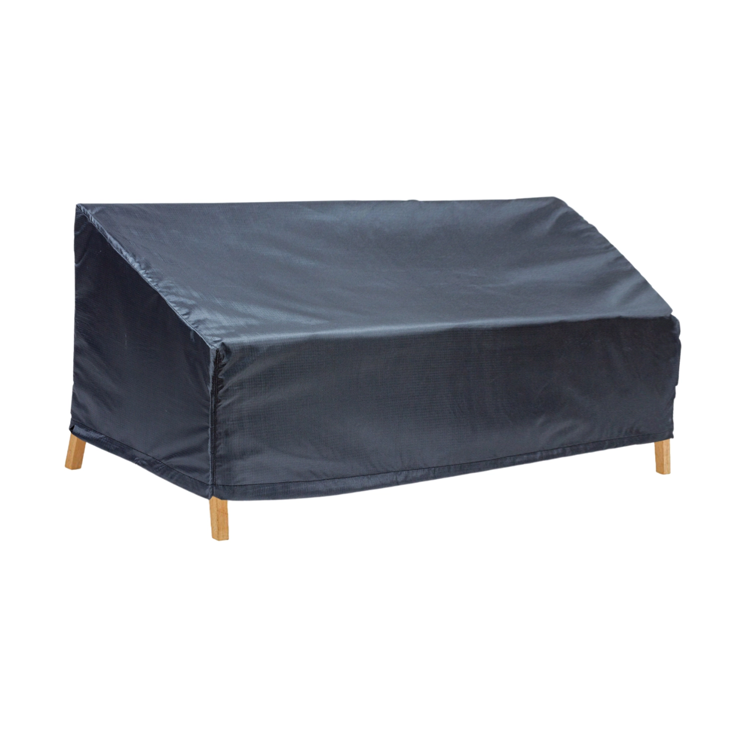 Summerset Shield Gold 2-Layer Polyester Fabric Outdoor Sofa Cover - 86x35", Charcoal Grey
