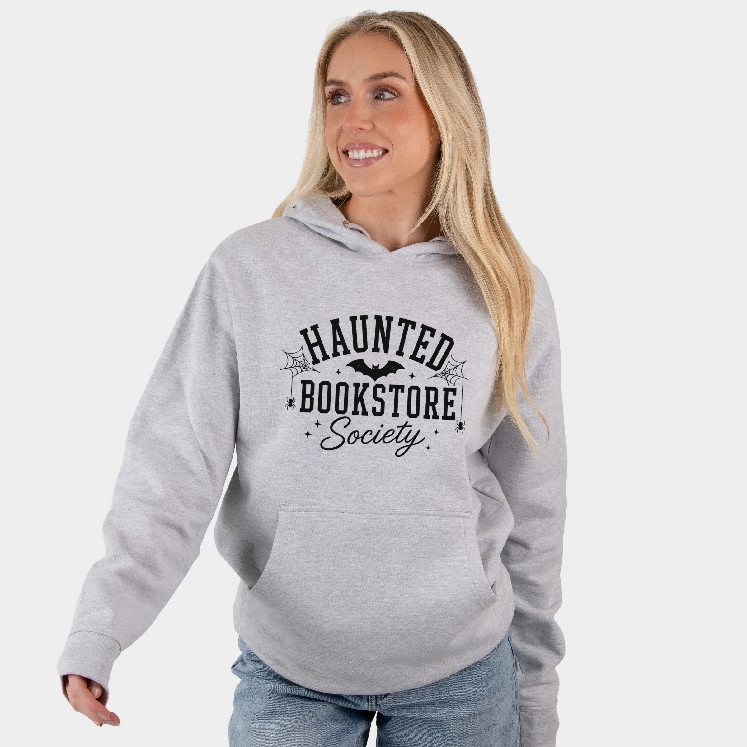 Simply Sage Market - Women's Graphic Hoodie Haunted Bookstore