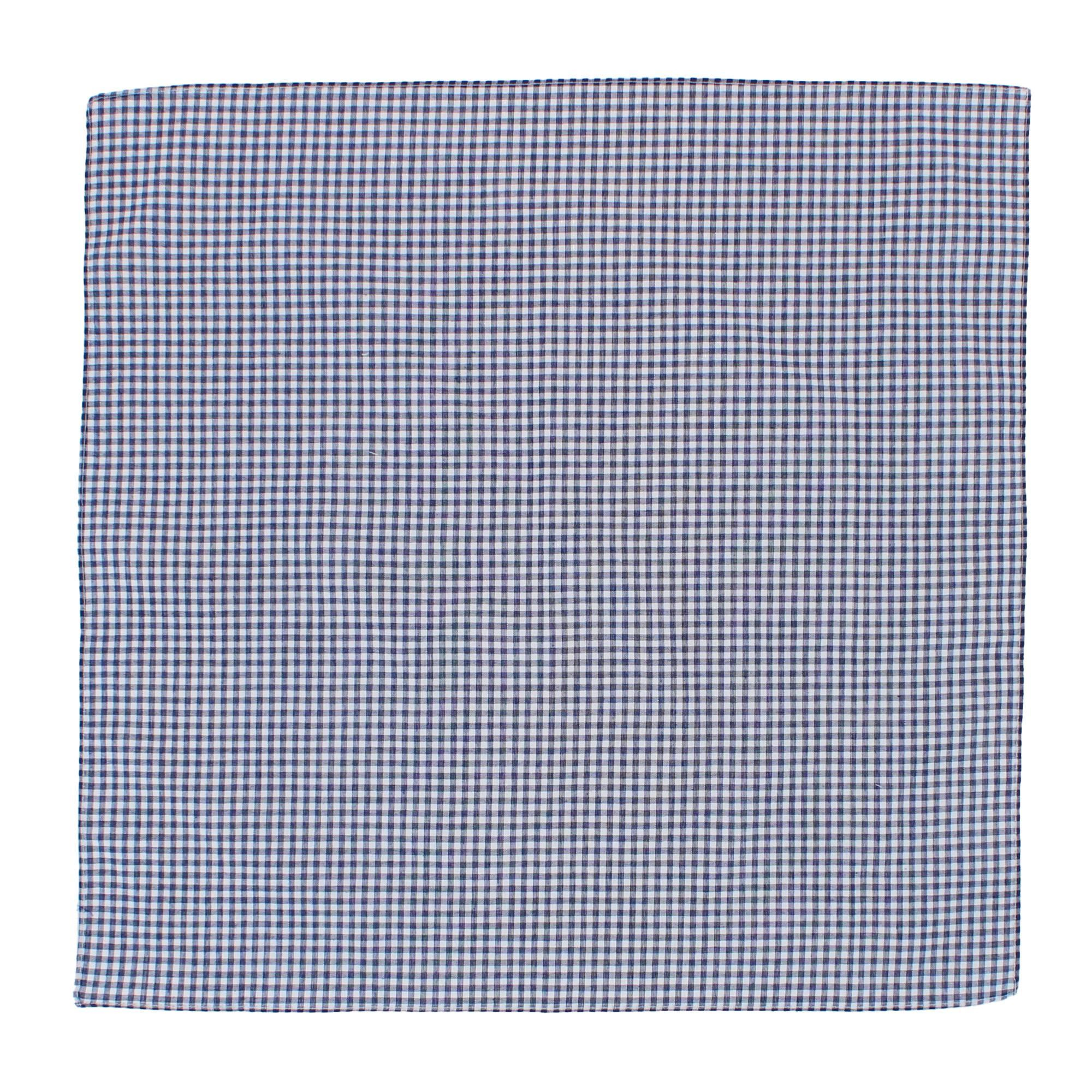Essentials by Trafalgar Classy Dot and Check Patterned Blues Handkerchiefs