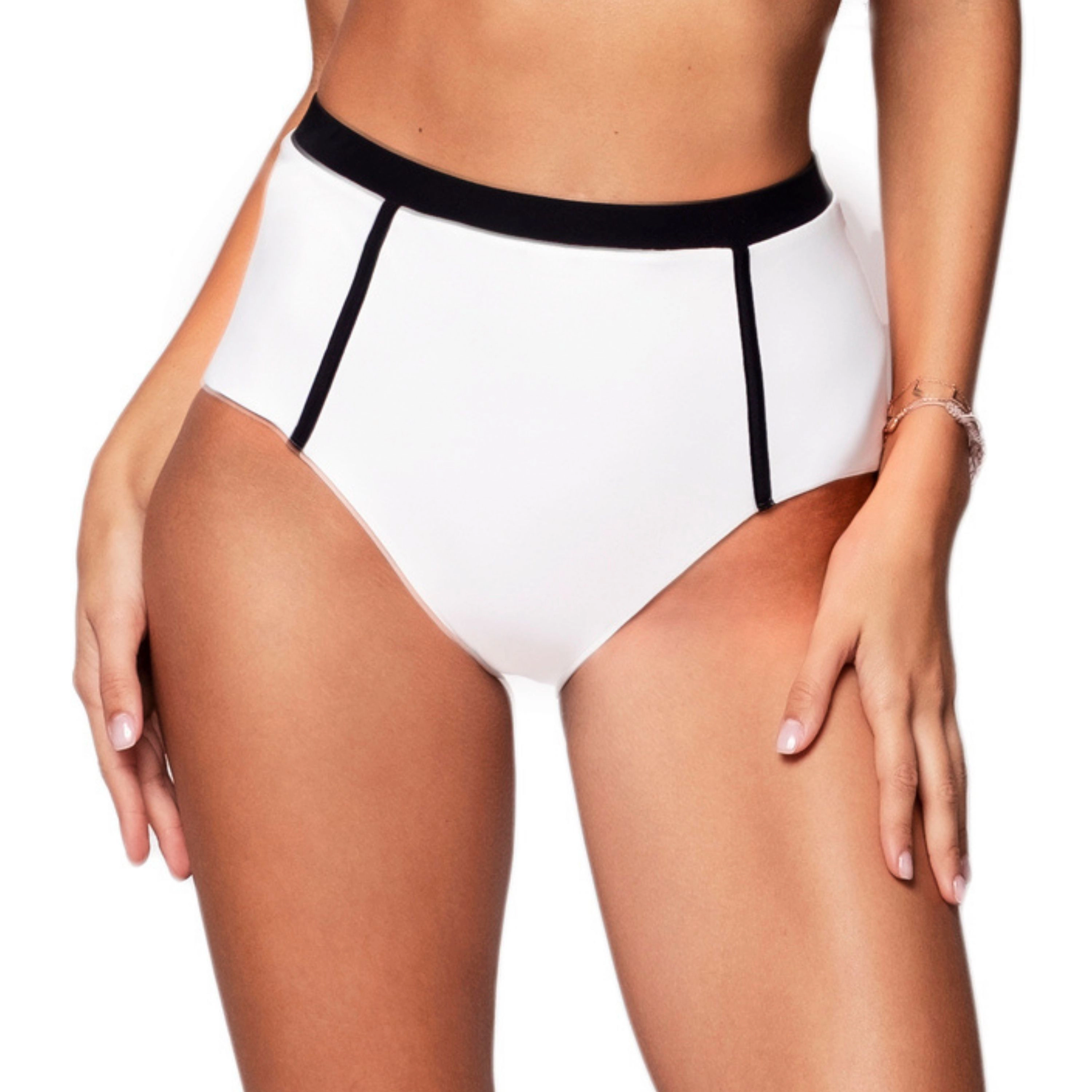 Cherina Beachwear Women's Coco High-Waist Bikini Bottom