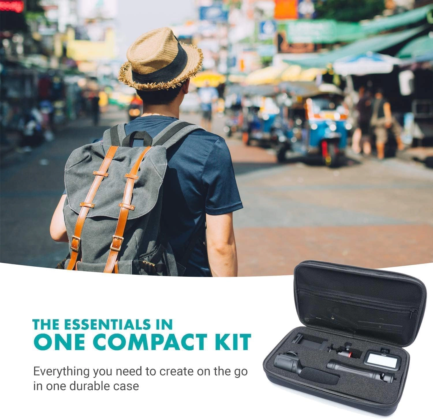 Movo iVlogger Vlogging Kit for iPhone with Fullsize Tripod