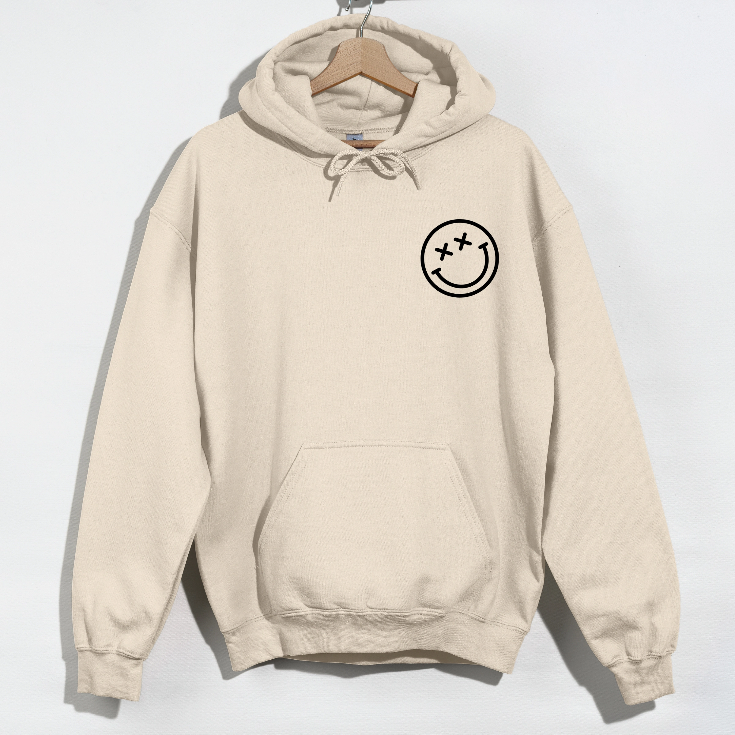 Simply Sage Market - Men's Graphic Hoodie S.W.Smiley Oh Buoy