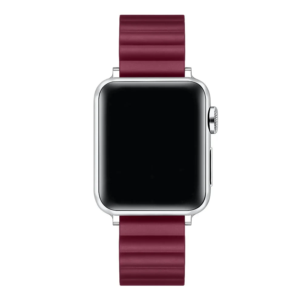 Posh Tech Unisex Magnetic Silicone Band for Apple Watch