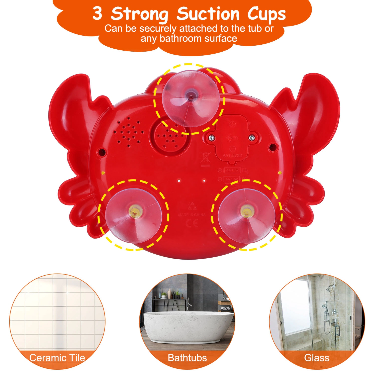 GBruno Kids' Musical Frog Bubble Bath Maker