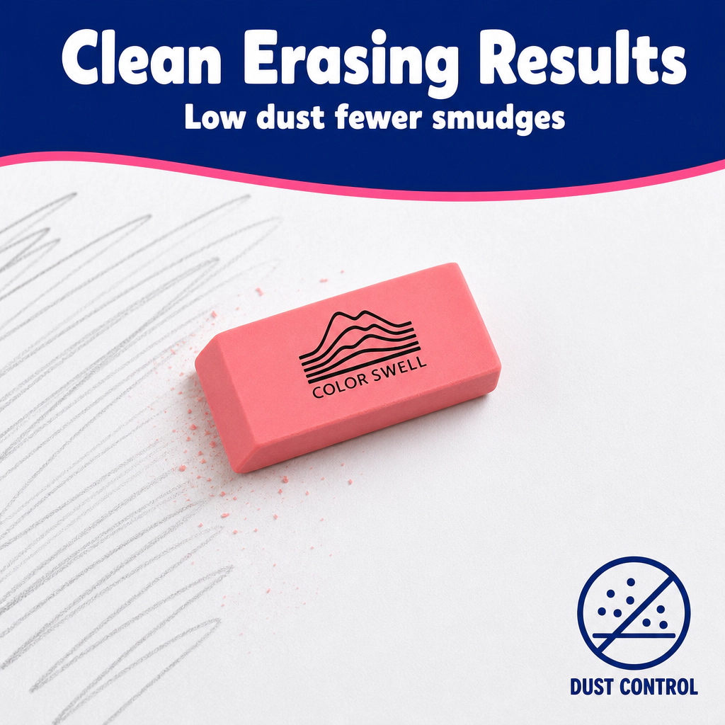 Color Swell Bulk Pink and Neon Erasers, 108 Total