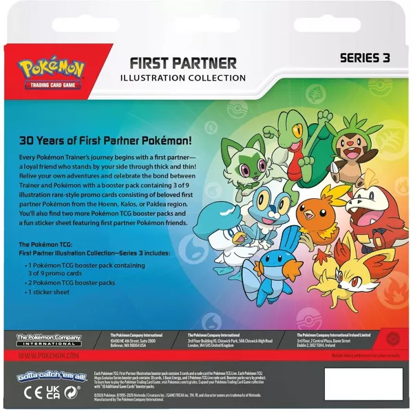 Pokemon First Partner Illustration Collections