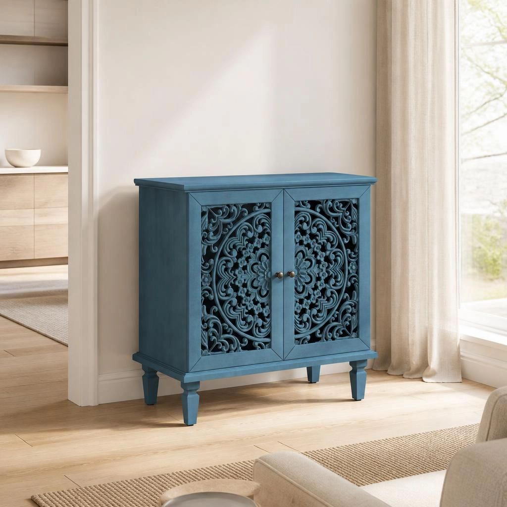 GOODSILO Solid Wood MDF Freestanding Storage Cabinet