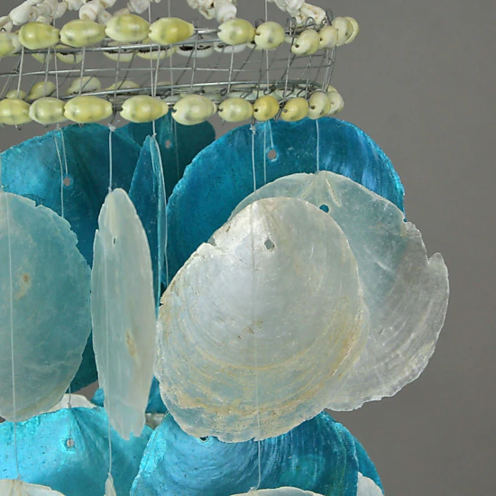 Things2Die4 Capiz Shell Wind Chimes – Assorted Coastal Hanging Garden ...
