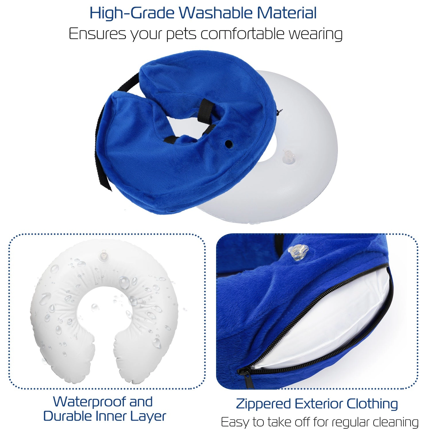 GBruno Inflatable Recovery Collar For Dogs And Cats