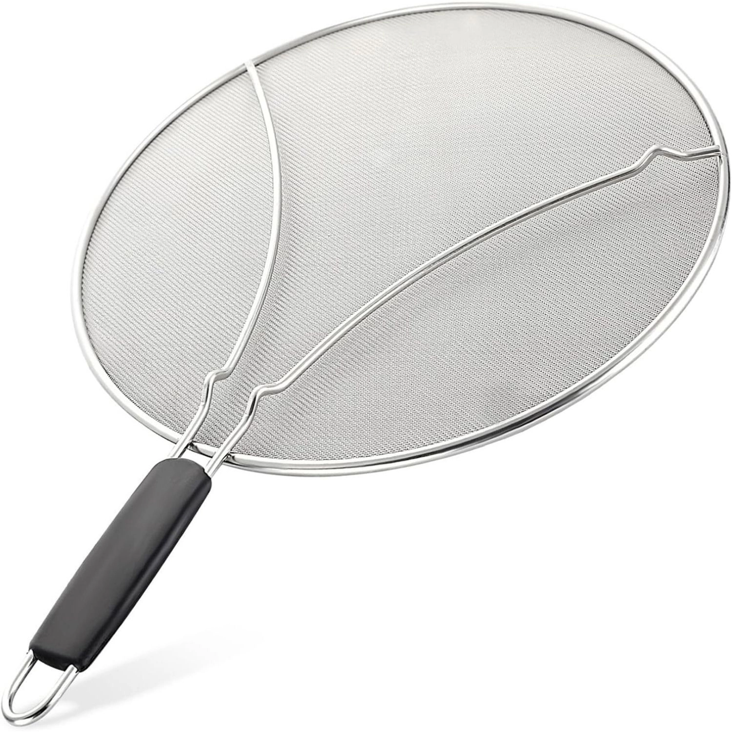 Zulay Kitchen Splatter Screen for Frying Pan 13 Inches - Grease Splatter Guard for Frying Pan