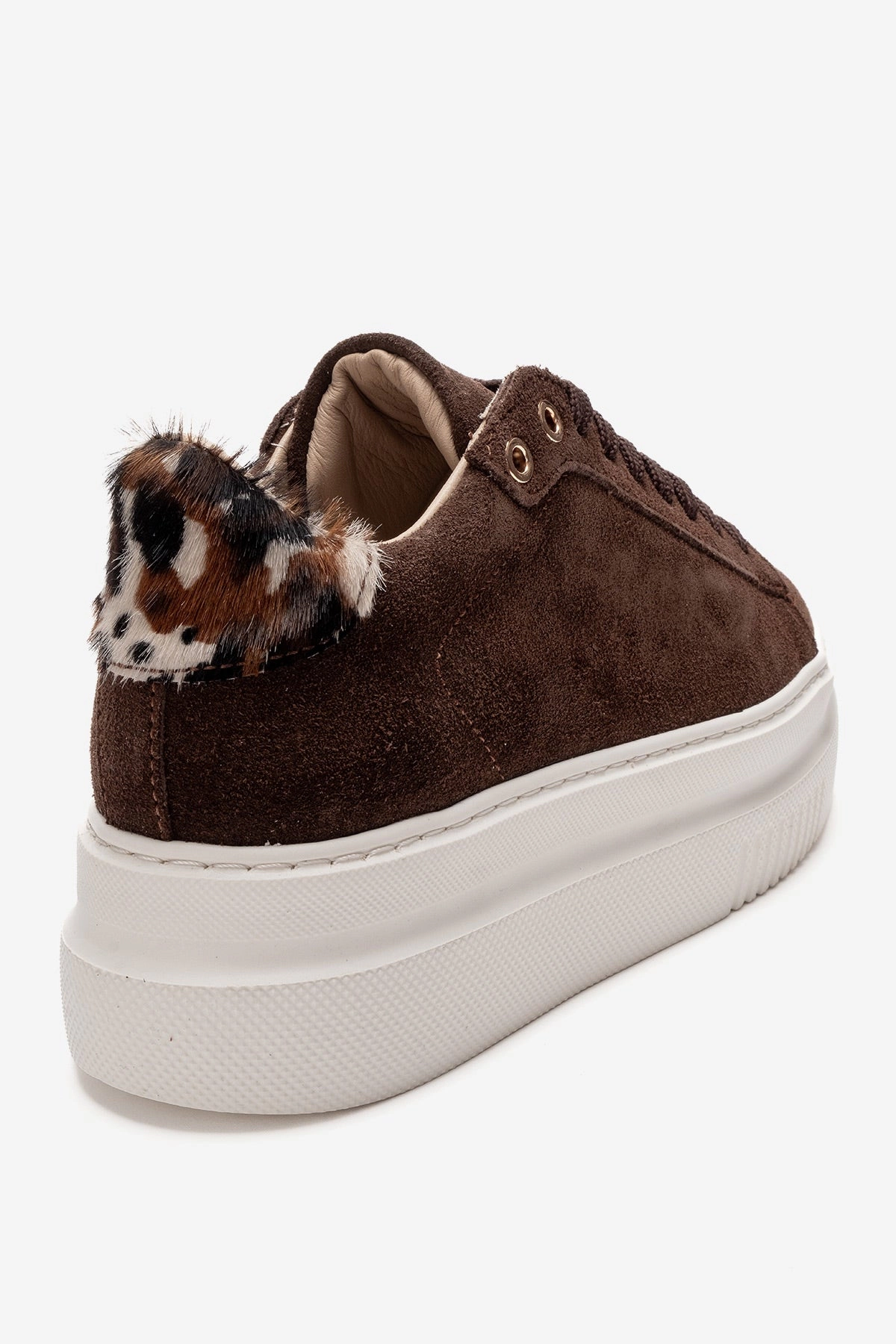Forever & Always Womens Nera Leather Casual Sneaker