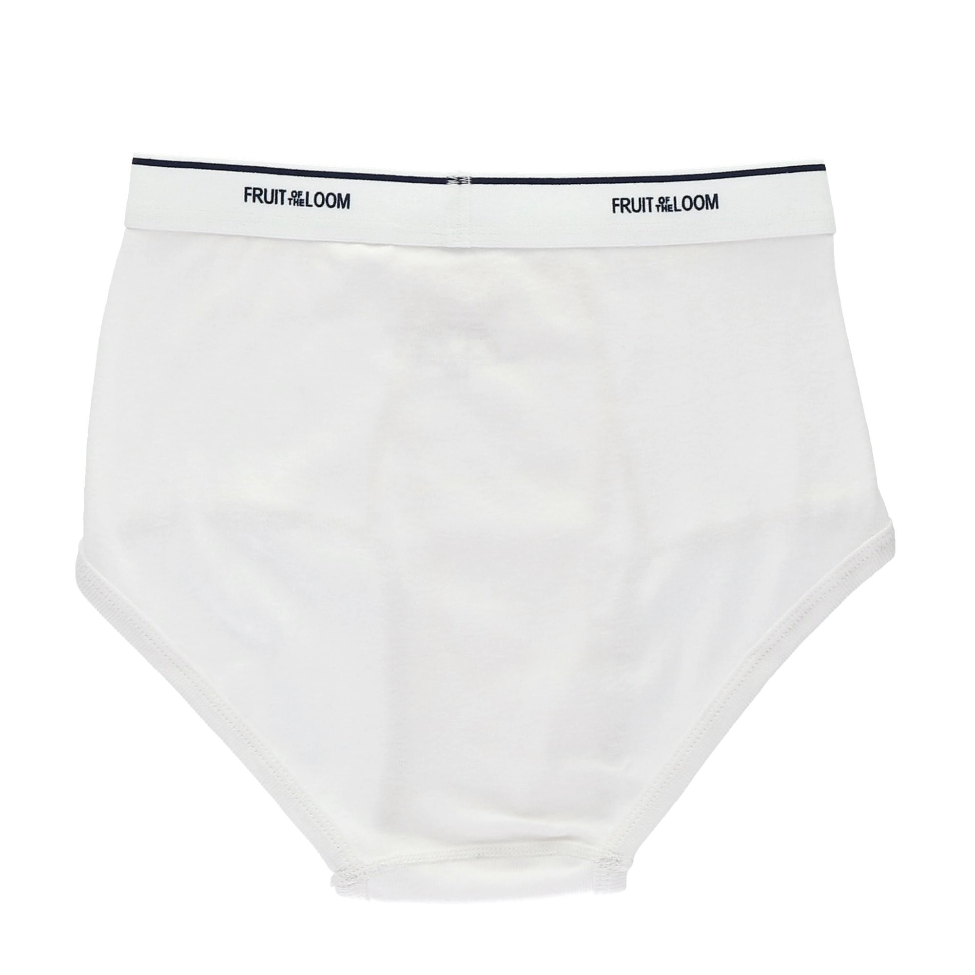 Fruit of the Loom Men's White Briefs (3 Pack)