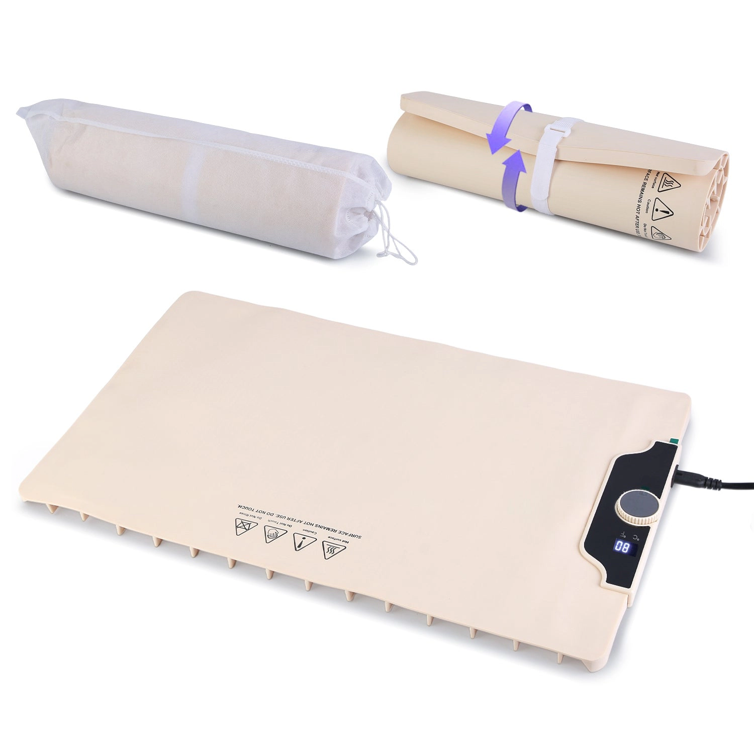 GBruno Silicone Food Warming Mat With Timer