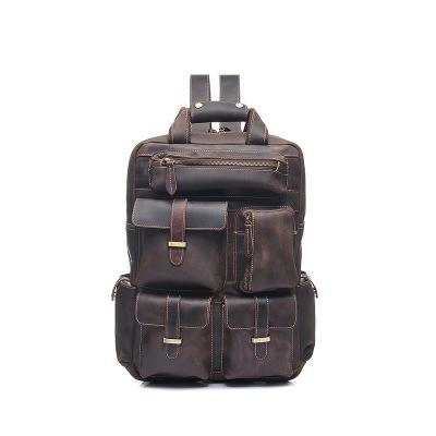 Steel Horse Leather Unisex The Shelby Backpack | Handmade Leather Backpack