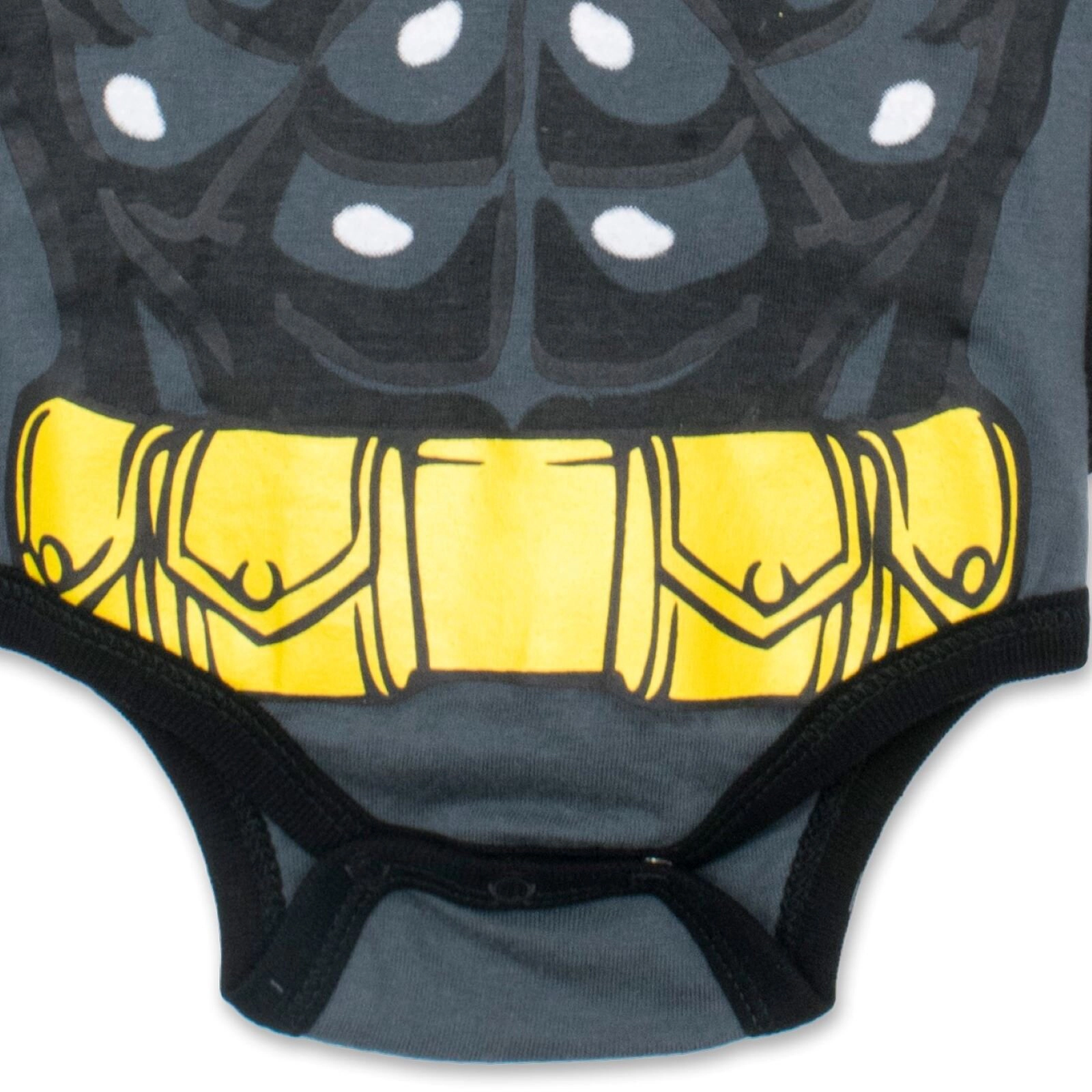 DC Comics Justice League Baby Boys' Cosplay 2-Piece Bodysuit and Cape Set