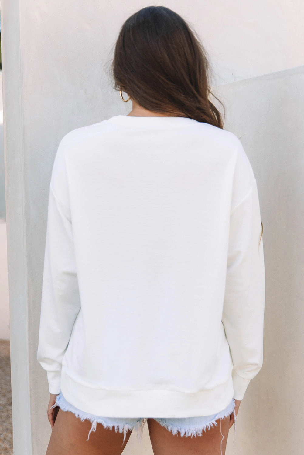 Threaded Pear Women's Saratris Drop Shoulder Oversized Sweatshirt
