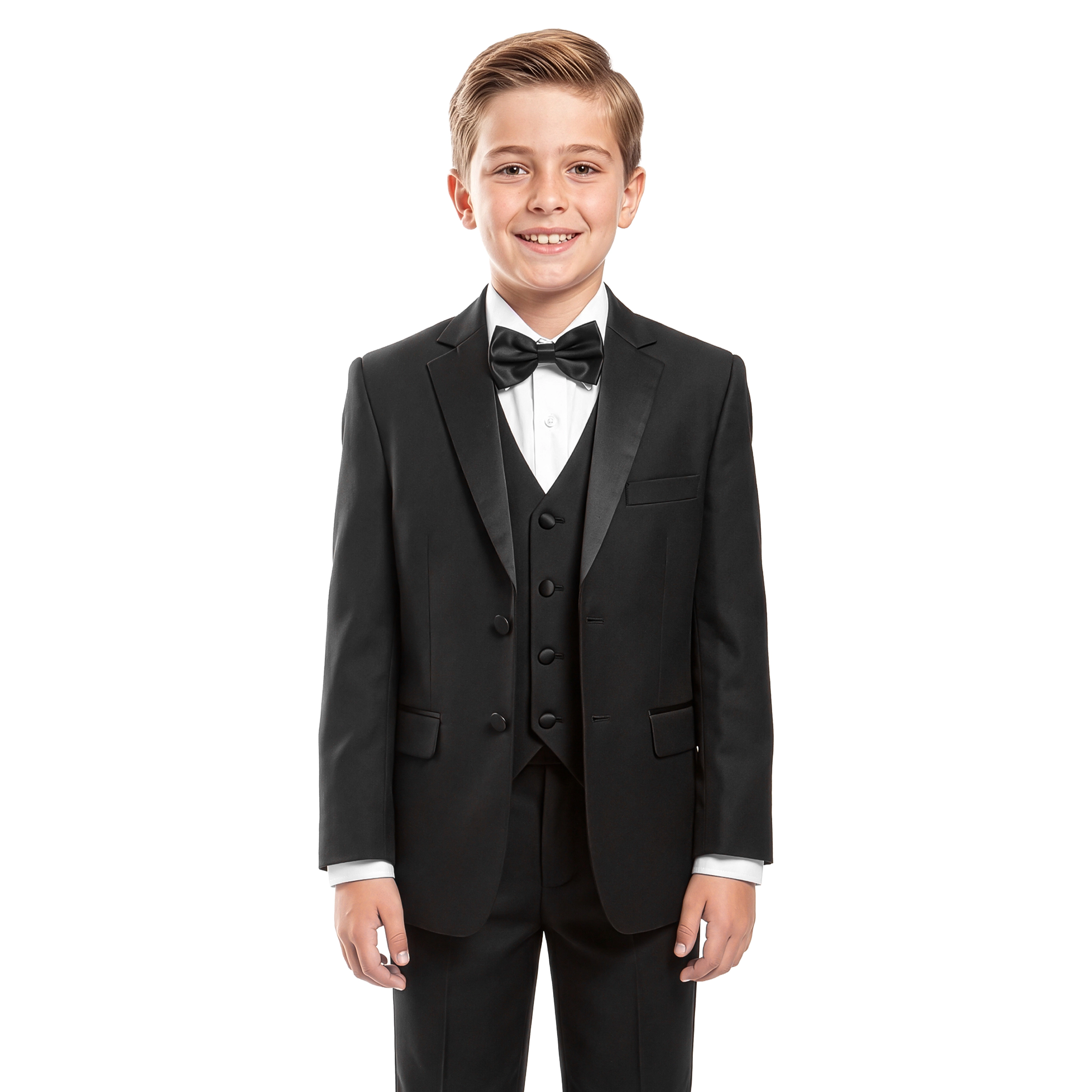 Tazzio Little & Big Boys 5-Pc. Solid Tuxedo Set