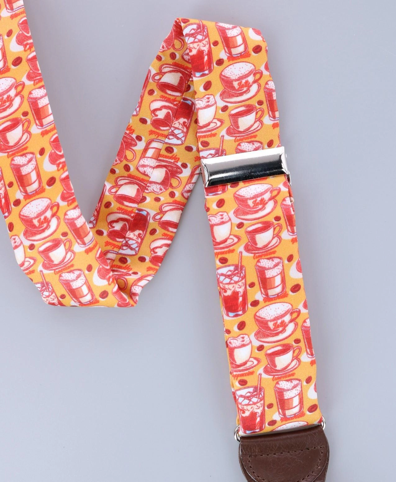 Trafalgar Men's Highly Caffeinated Silk Button End Suspenders