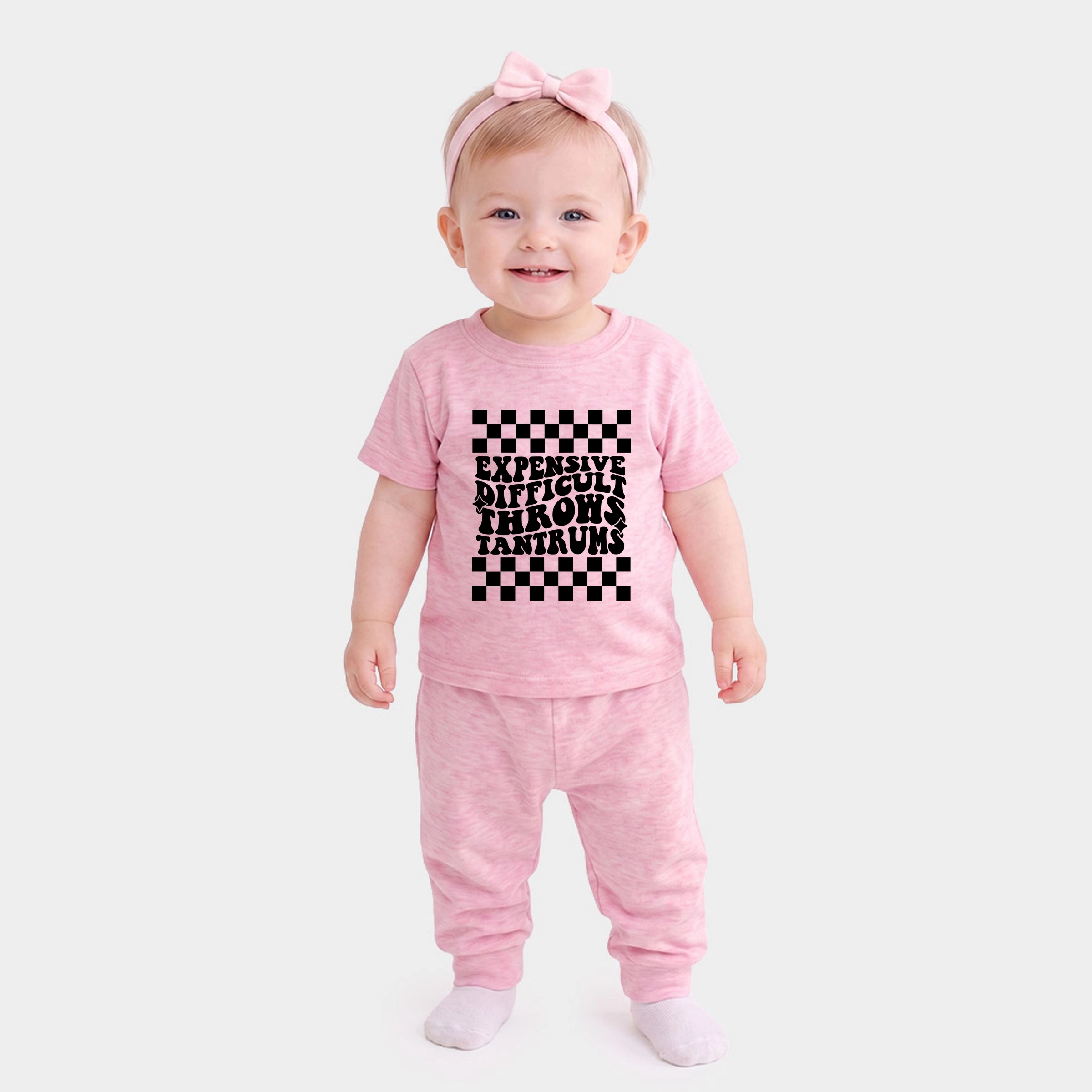 The Juniper Shop - Infant Jogger Pant Crew Set Expensive Difficult Tantrums
