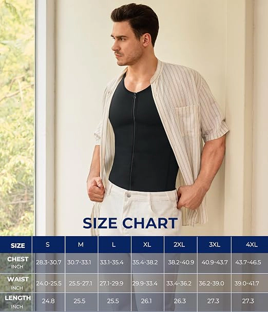 Nebility Mens Compression Tank Top Body Shaper