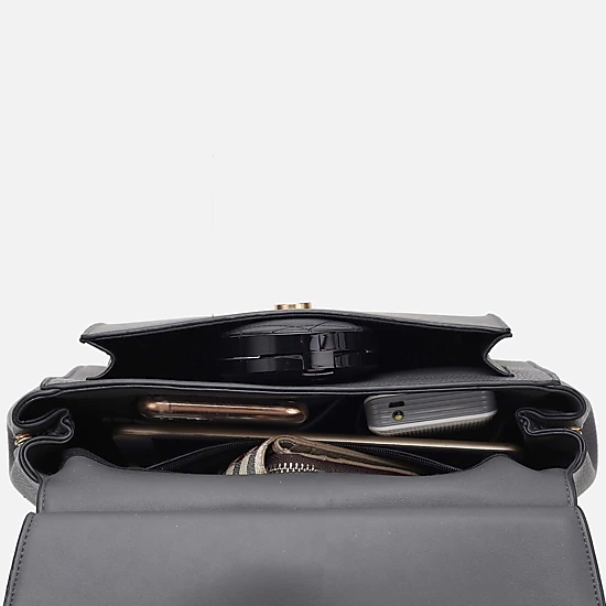 Mia K Collection 3-in-1 Convertible Bag - Vegan Leather Satchel Crossbody Backpack