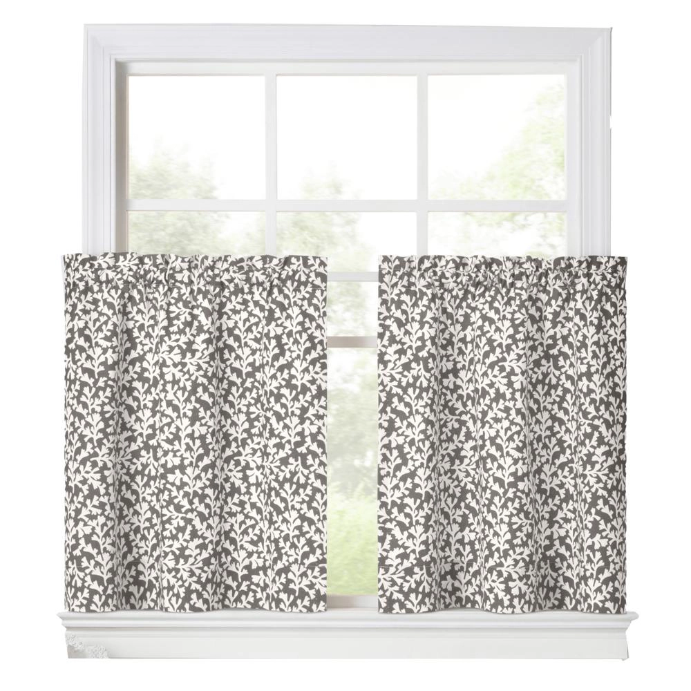 Ellis Curtain Sea Tumble Window Treatment 1.5 Rod Pocket 100% Cotton Curtain Tiers