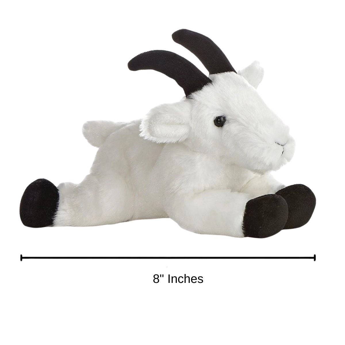Aurora Mini Flopsie Rocky Mountain Goat 8-Inch Stuffed Animal Plush