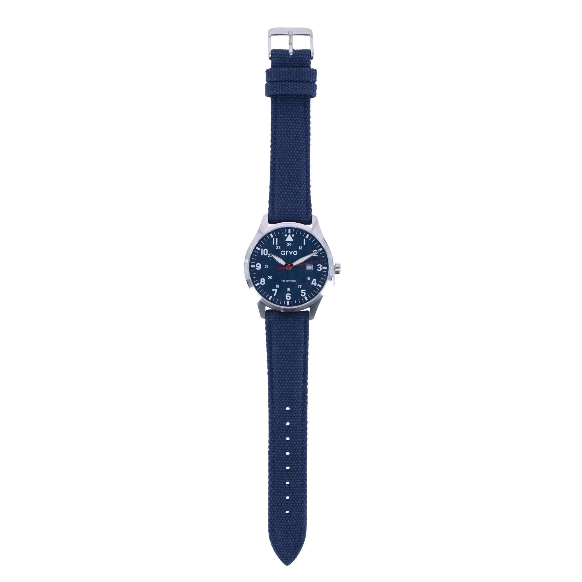 Arvo Rove Field Blue Face Watch