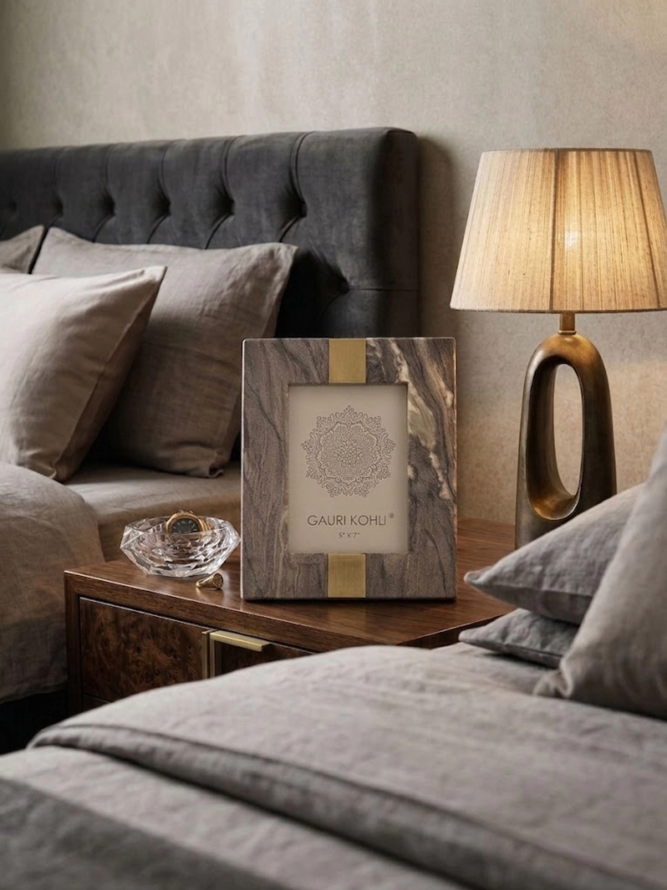 GAURI KOHLI Skye Green Onyx Picture Frame