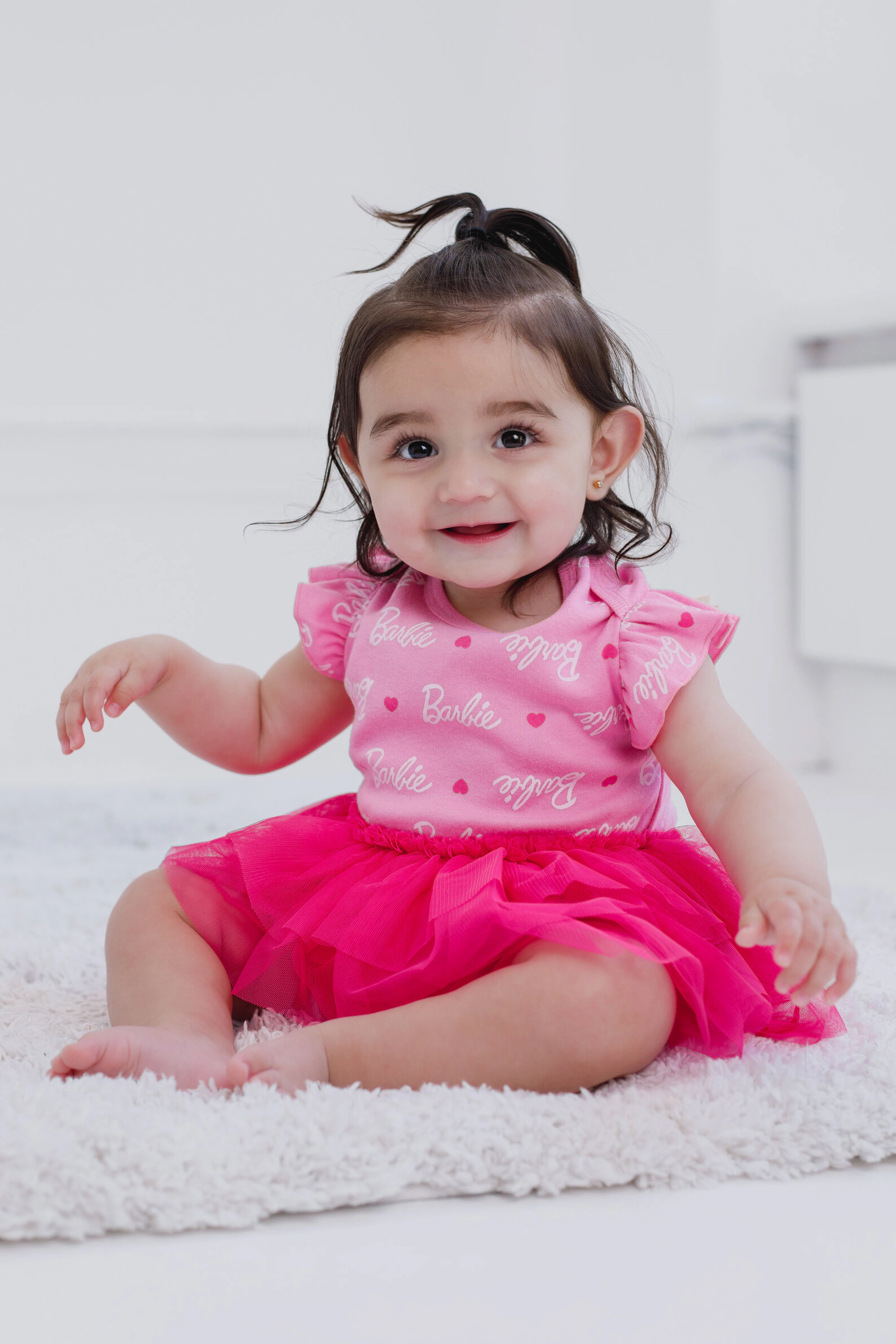 Barbie Baby Girls' One Piece Tutu Bodysuit