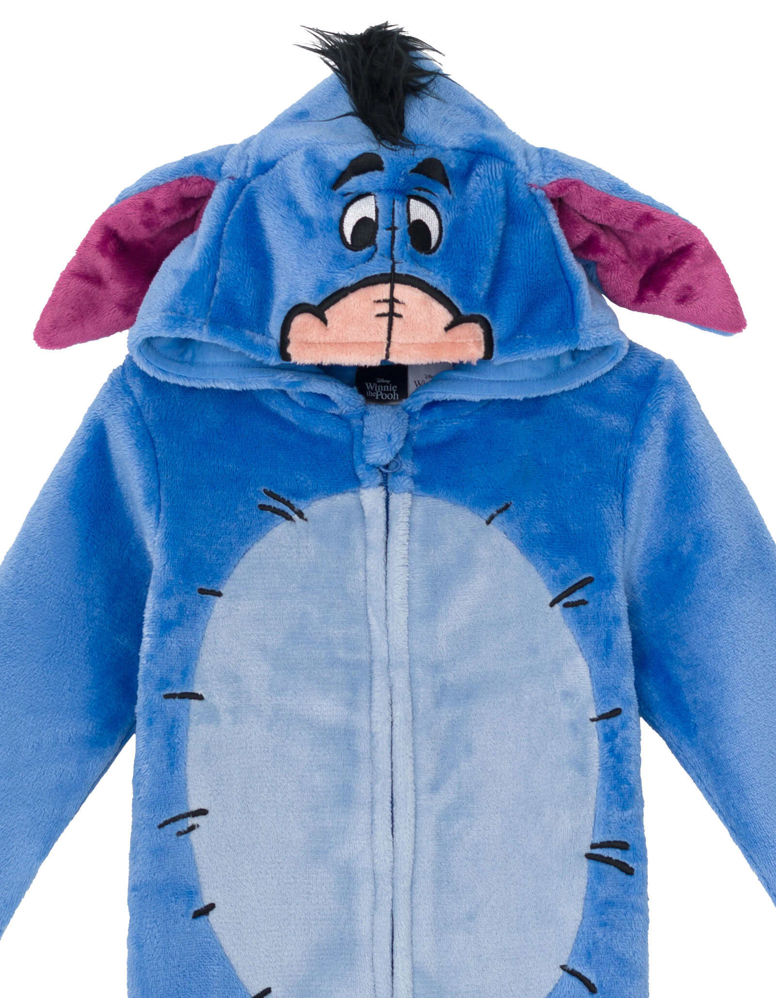Disney Winnie the Pooh Matching Family Cosplay Fleece Hooded Coverall