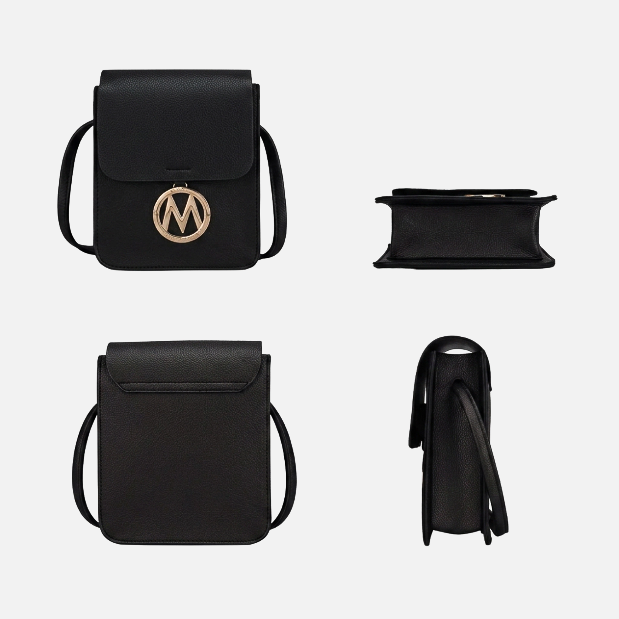MKF Collection by Mia K Skylar Crossbody Bag - Vegan Leather Women's Handbag