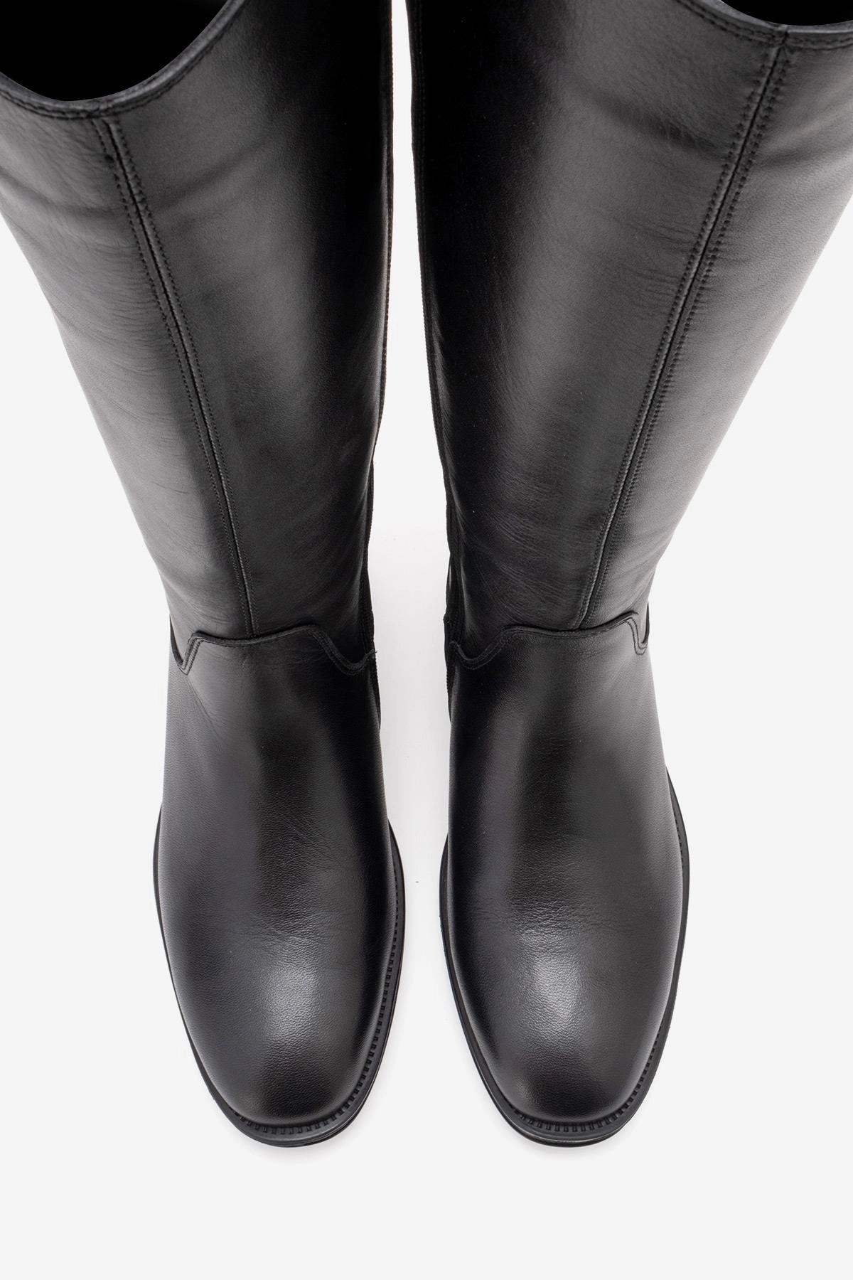 Forever & Always Womens Ruiz Leather Knee High Boots