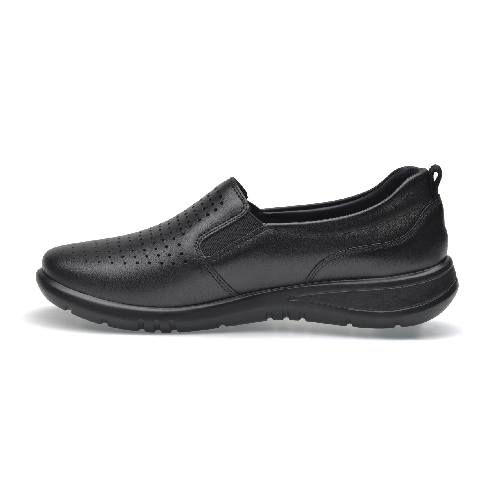 Pazstor Celeste 8607 Women's Lambskin Oxford Flats - Black