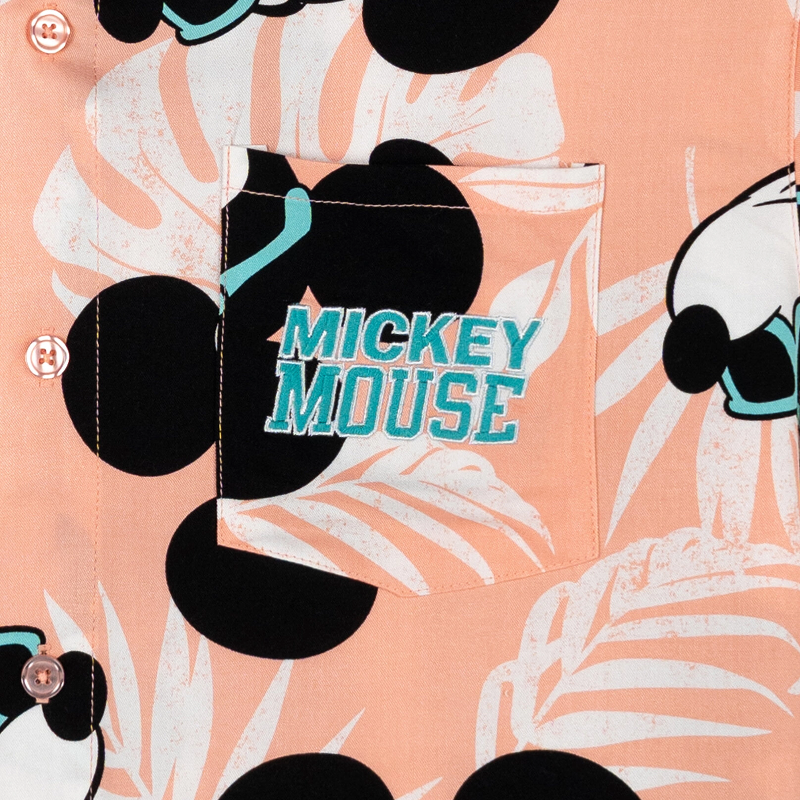Disney Adult Men or Women Short Sleeve Button Down Shirt
