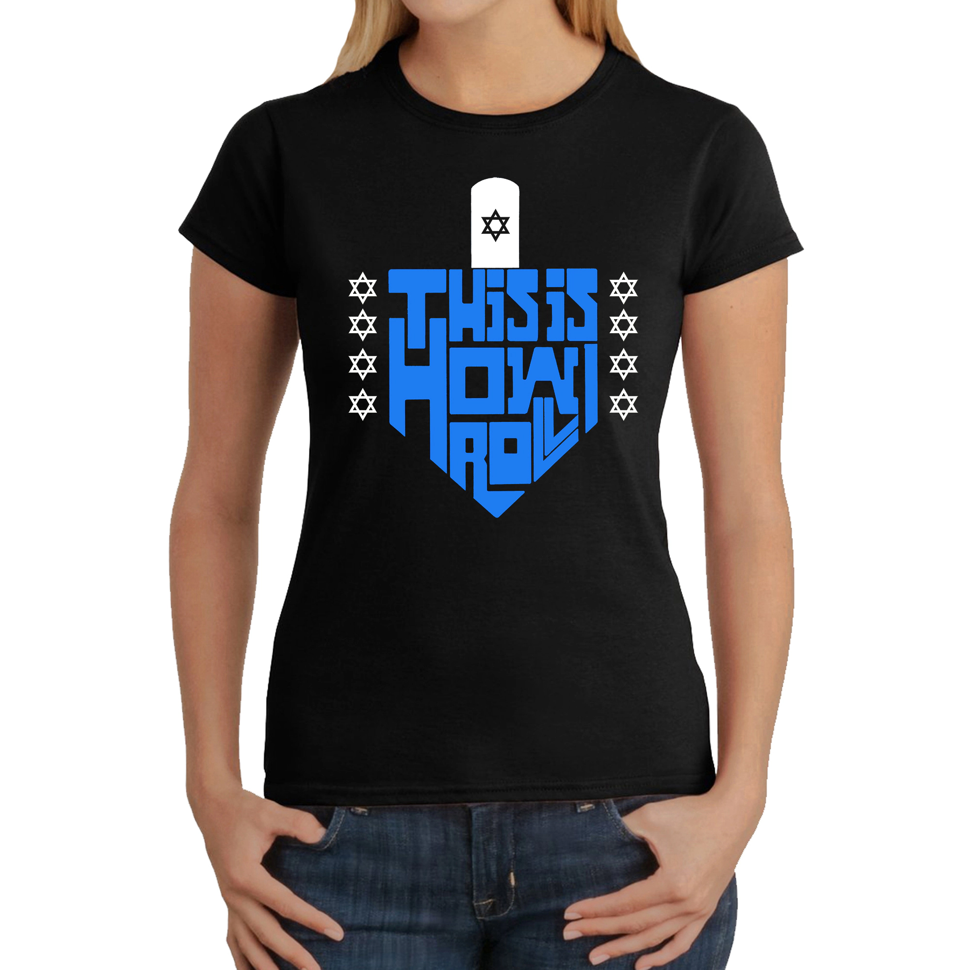 LA Pop Art Women's Word T-Shirt - This Is How I Roll