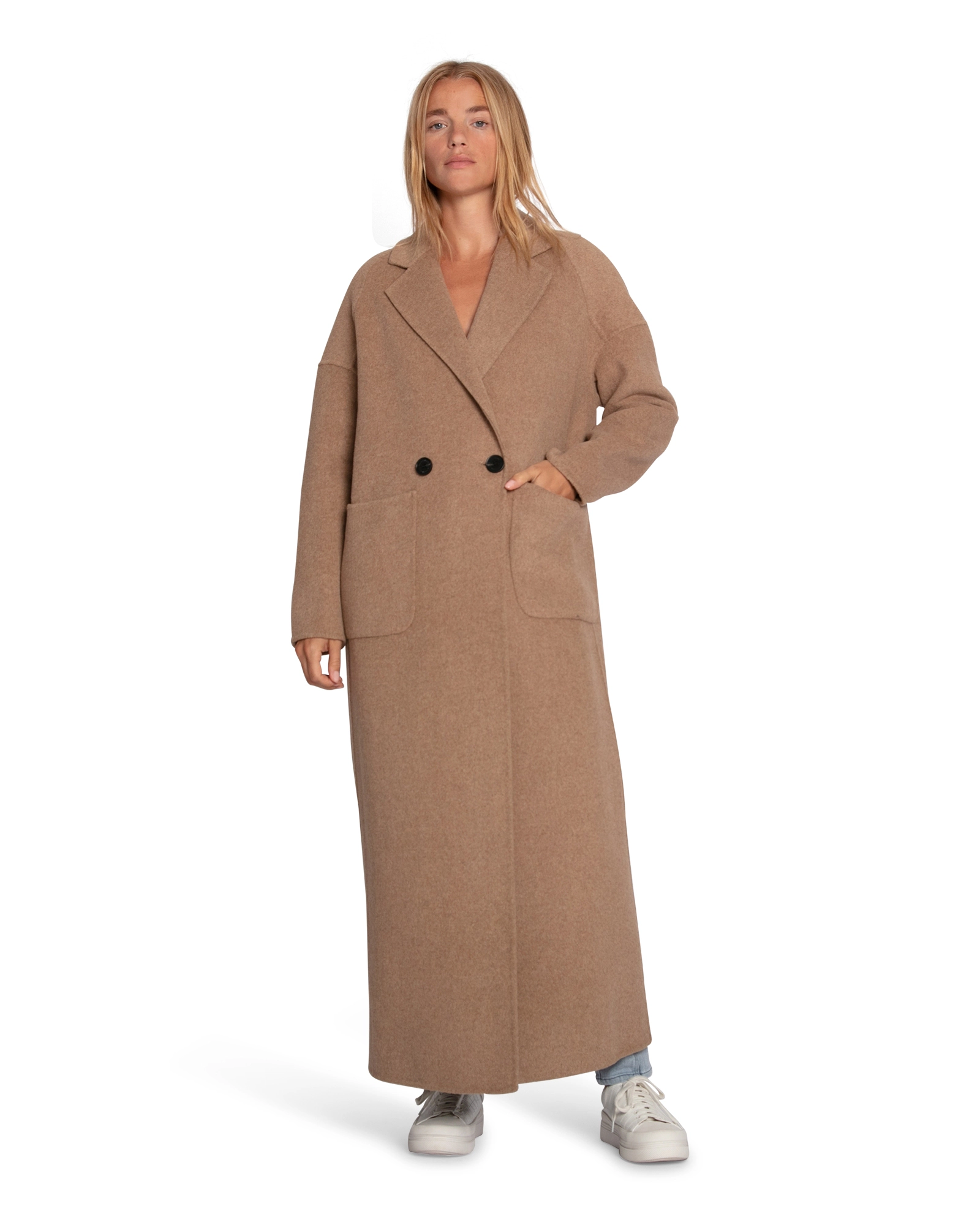 Belle & Bloom Womens Publisher Maxi Coat