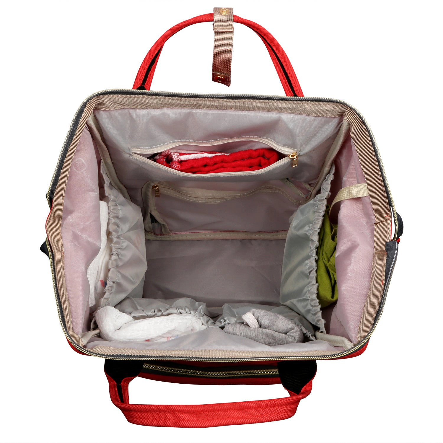 N' POLAR Unisex Water-Resistant Diaper Bag Backpack