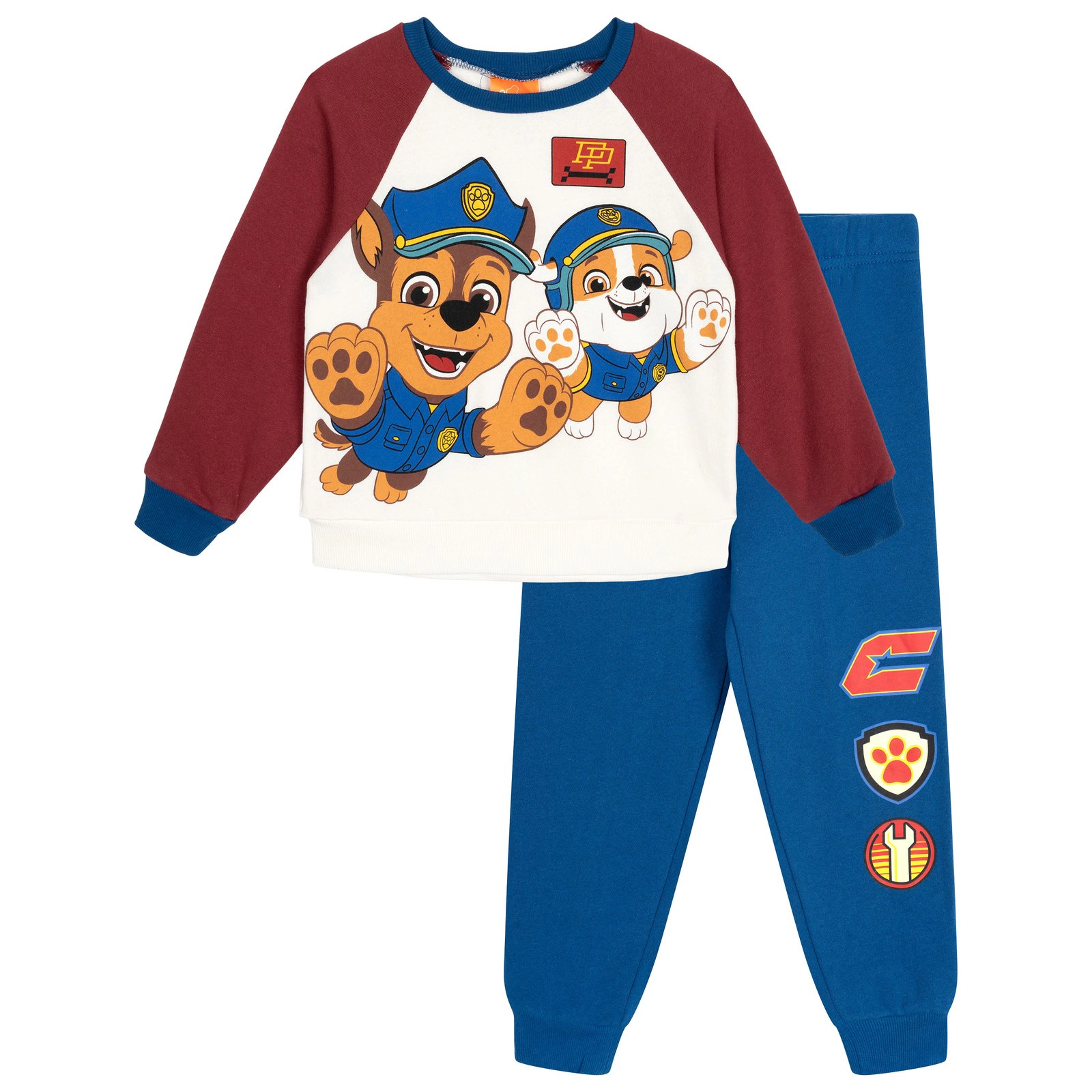 Nickelodeon Paw Patrol Boys' 2-Piece Fleece Sweatshirt and Pants Set