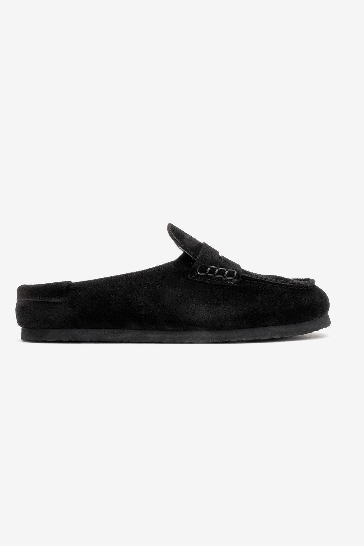 Forever & Always Womens Priva Leather Slip-On Slipper