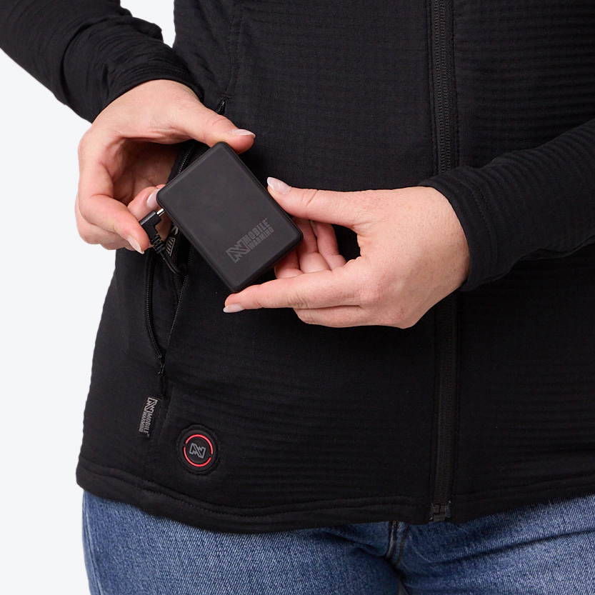 Mobile Warming Women's  Element Mid-Layer Full Zip Hoodie