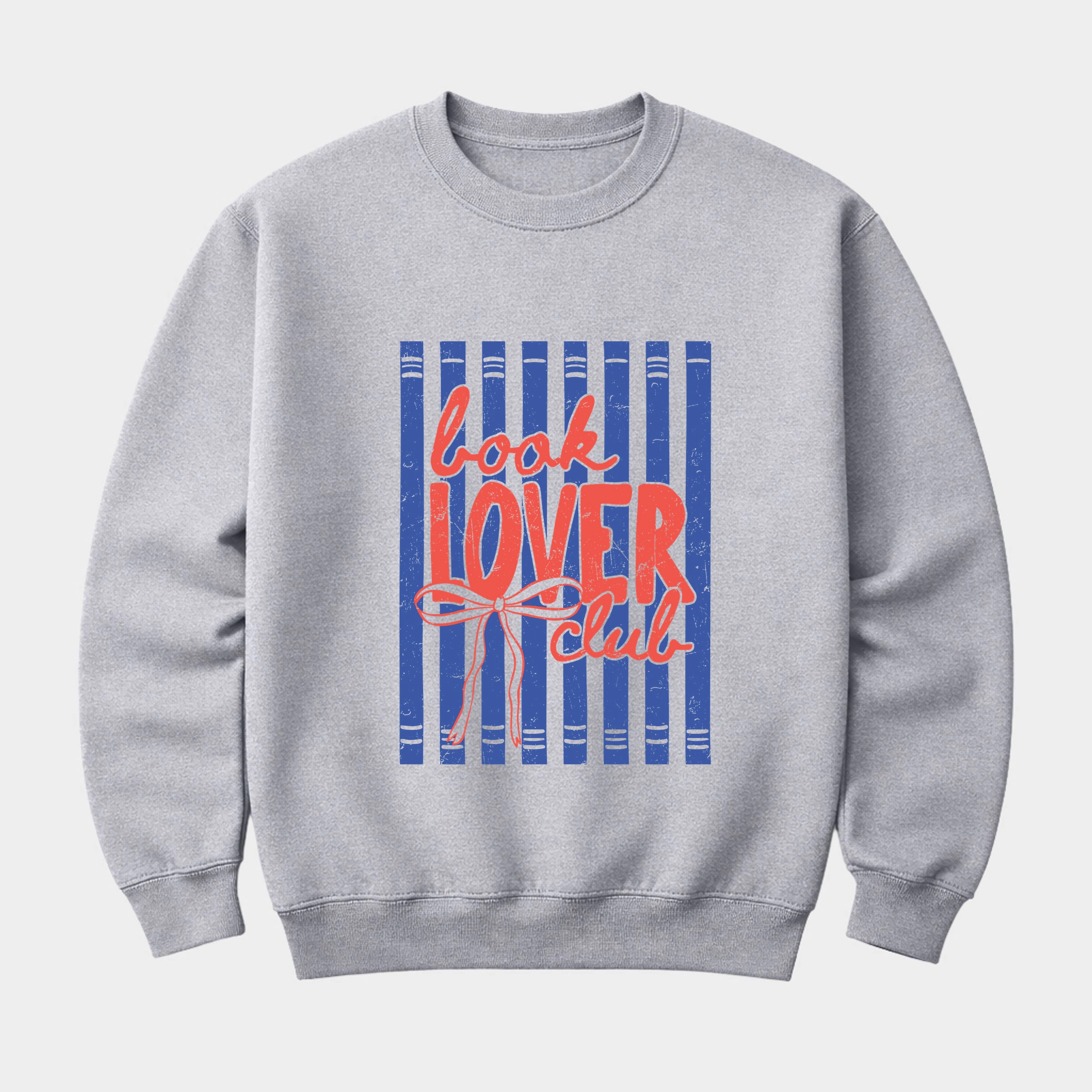 Simply Sage Market Book Lover Club Stripes Women's Graphic Sweatshirt