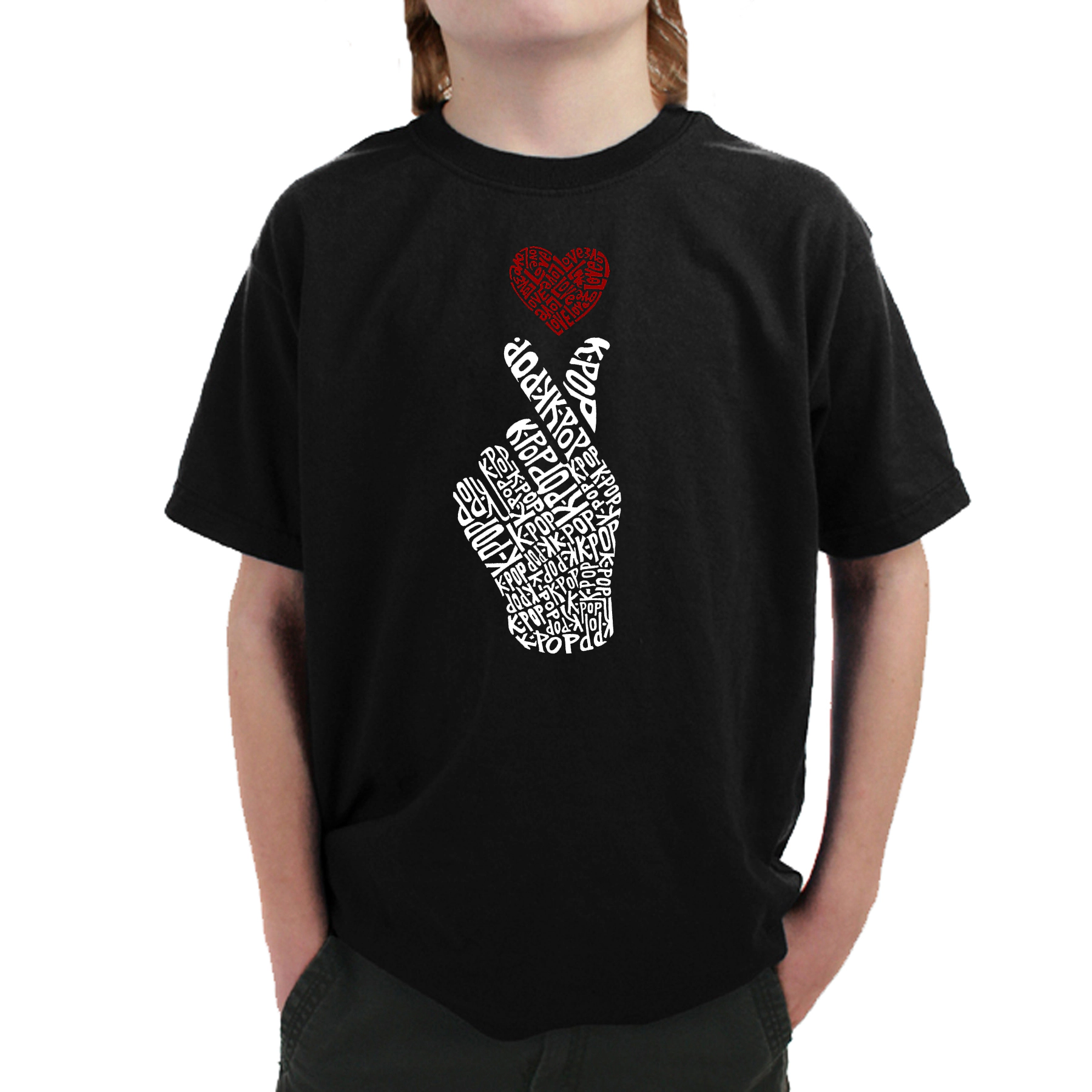 LA Pop Art Boy's Word T-Shirt - K-Pop