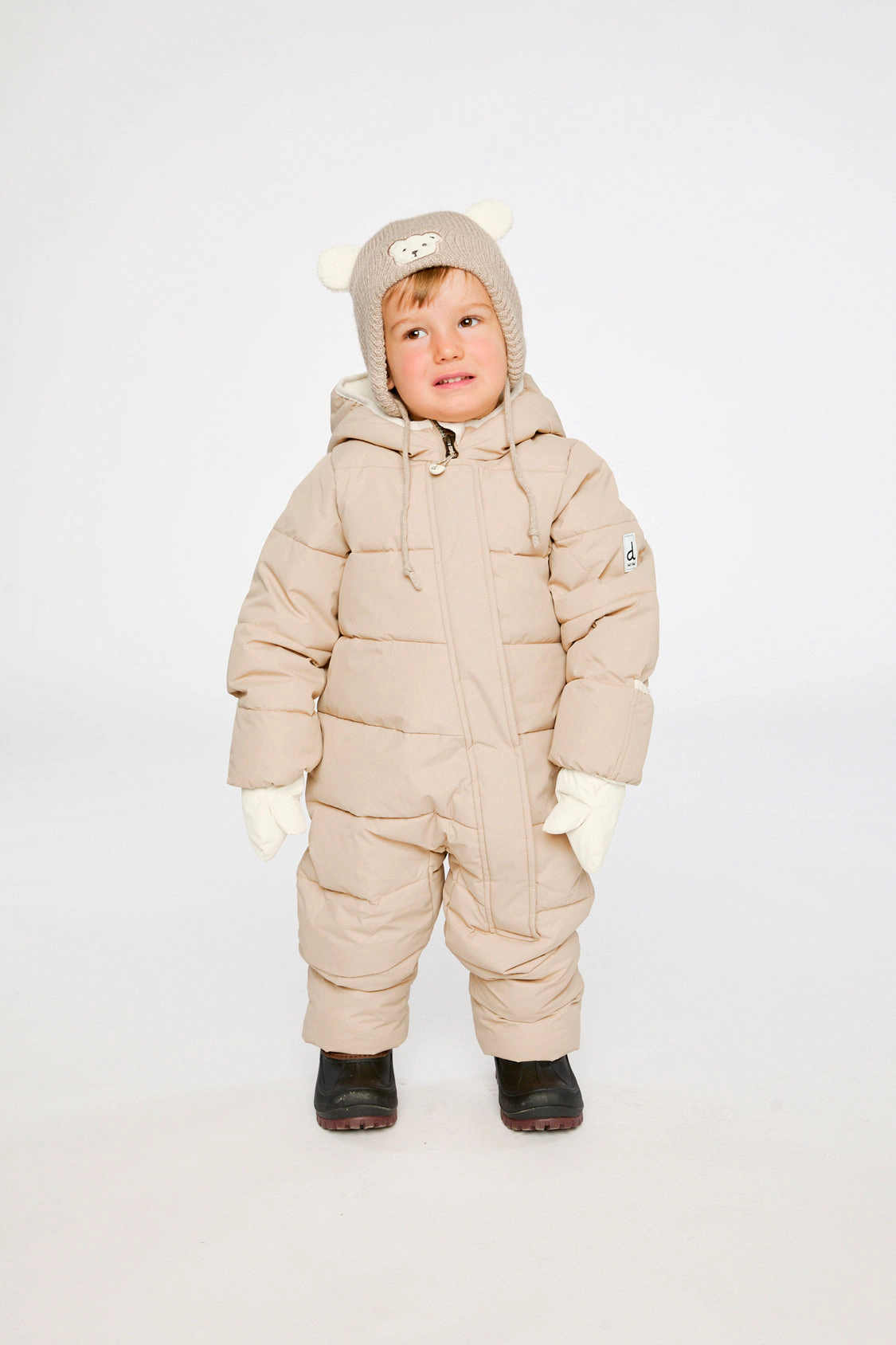Deux par Unisex Cloud Quilted One Piece Snowsuit Adapted for Car Seats