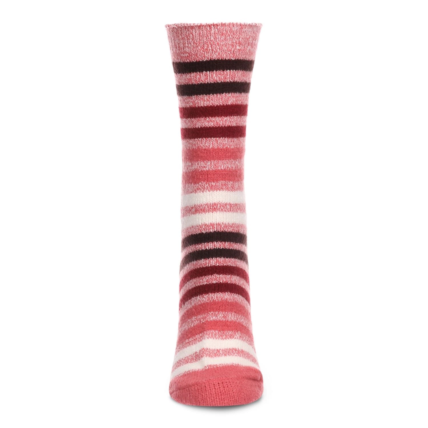MeMoi Women's Multicolor Stripe Buttersoft Cozy Crew Socks