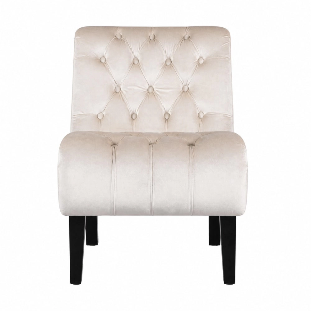 GOODSILO Upholstered Velvet Accent Chair Comfortable Seating